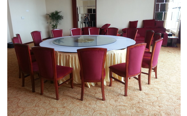 美高辦公家具工程案例實景照片 員工食堂[食堂餐桌椅]